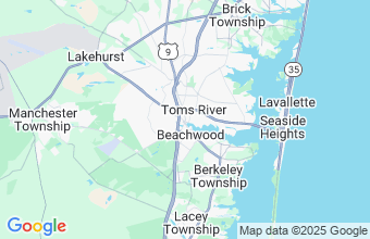 Map of Toms River
