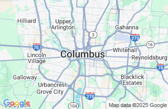 Map of Columbus