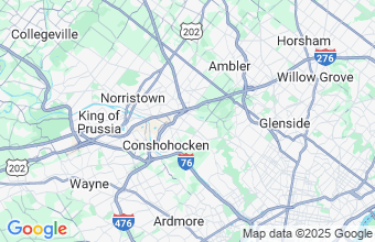 Map of Plymouth Meeting