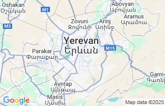Map of Yerevan