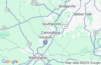 Map of Canonsburg