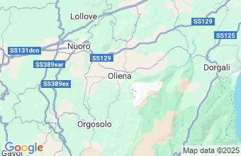 Map of Oliena