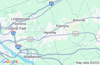 Map of Hershey
