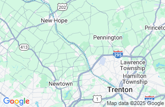 Map of Washington Crossing