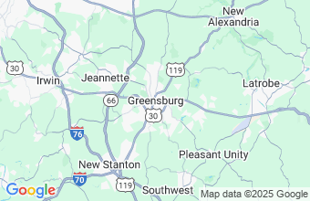 Map of Greensburg