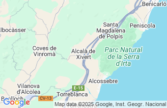 Map of Alcala de Chivert