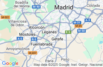 Map of Leganes