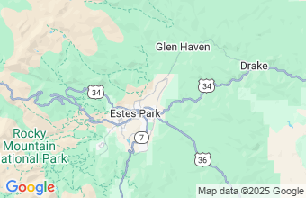 Map of Estes Park