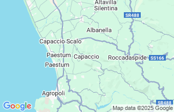 Map of Capaccio