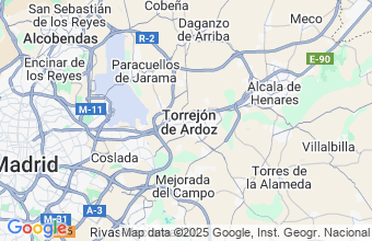 Map of Torrejon De Ardoz