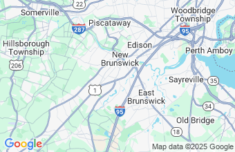 Map of North Brunswick
