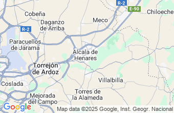 Map of Alcala De Henares