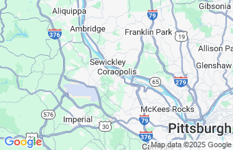 Map of Coraopolis