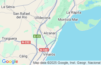 Map of Alcanar