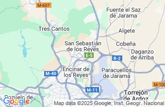 Map of San Sebastian