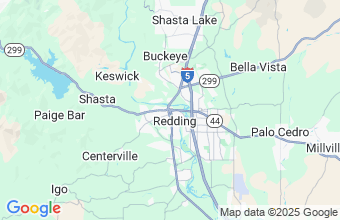 Map of Redding