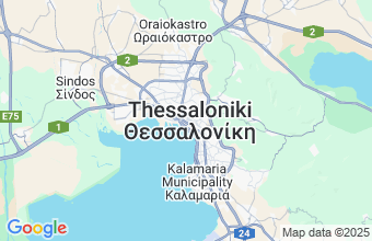 Map of Thessaloniki