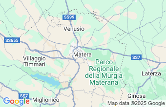 Map of Matera