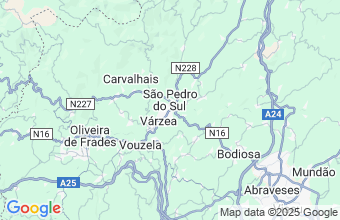 Map of Sao Pedro Do Sul