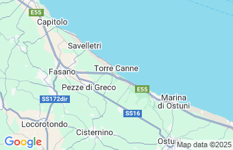 Map of Torre Canne