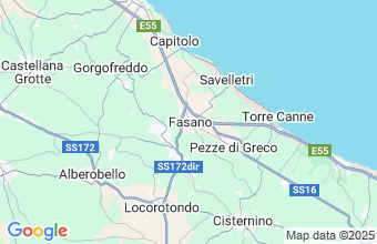 Map of Fasano