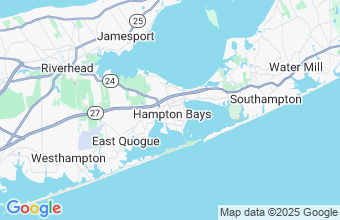 Map of Hampton Bays