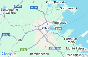 Map of Olbia