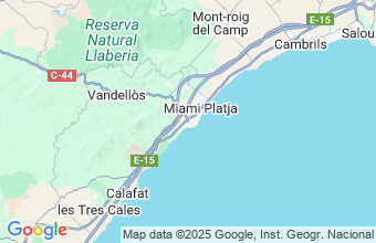 Map of L'Hospitalet de l'Infant
