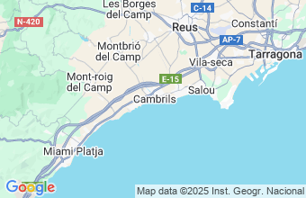 Map of Cambrils