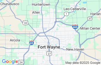 Map of Ft Wayne