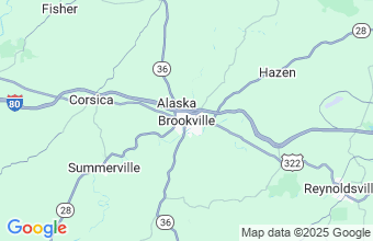 Map of Brookville