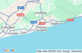 Map of Vilanova La Geltru