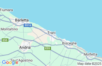 Map of Trani