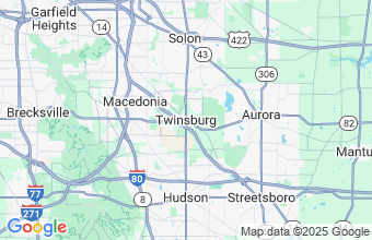 Map of Twinsburg