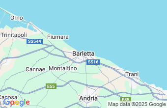 Map of Barletta