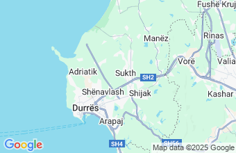 Map of Durres