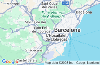Map of Esplugues de Llobregat