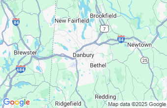 Map of Danbury