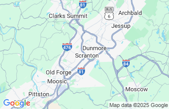 Map of Scranton