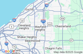 Map of Mayfield Heights