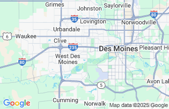 Map of West Des Moines
