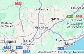 Map of Granollers