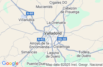 Map of Valladolid