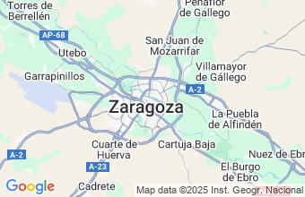 Map of Zaragoza