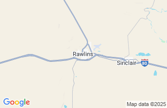 Map of Rawlins