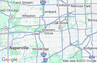 Map of Downers Grove