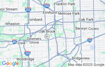 Map of Oak Brook