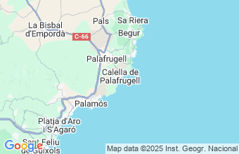 Map of Calella De Palafrugell