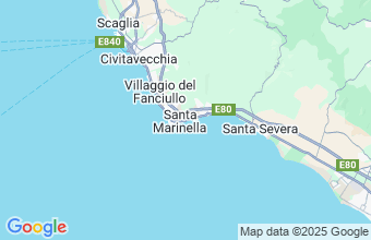Map of Santa Marinella