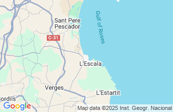 Map of La Escala